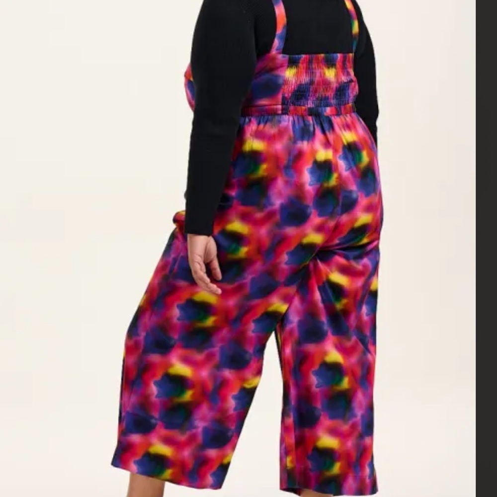 Lucy & Yak Bright Multicolor Jumpsuit - Pink, Purple & Blue
